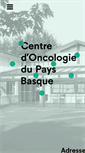 Mobile Screenshot of oncologie-pays-basque.org